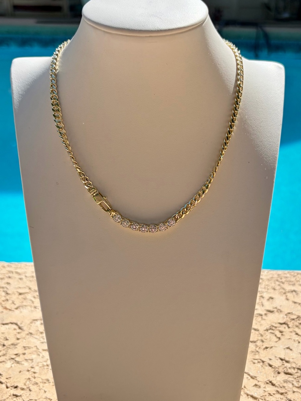 Melinda Maria Baby Julien Loves Diamonds 16” Gold Necklace - Picture 4 of 4